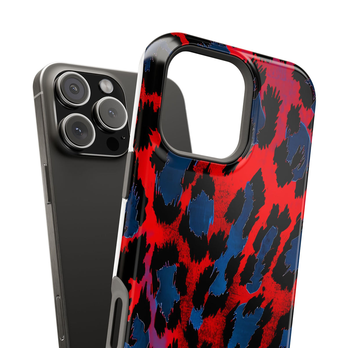 Blue Heat Magnetic Impact-Resistant Phone Case