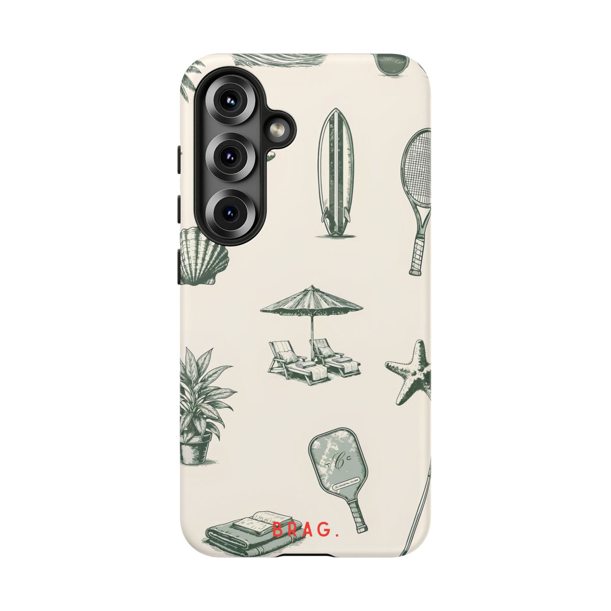 Beach Club Tough Phone Case – Shockproof Protective iPhone Cover