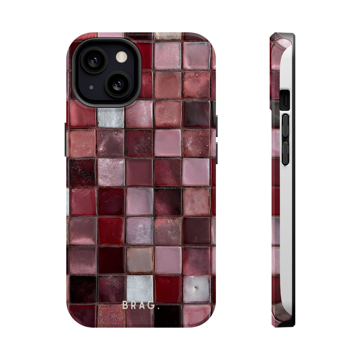 Cherry Tile Magnetic Impact-Resistant Phone Case