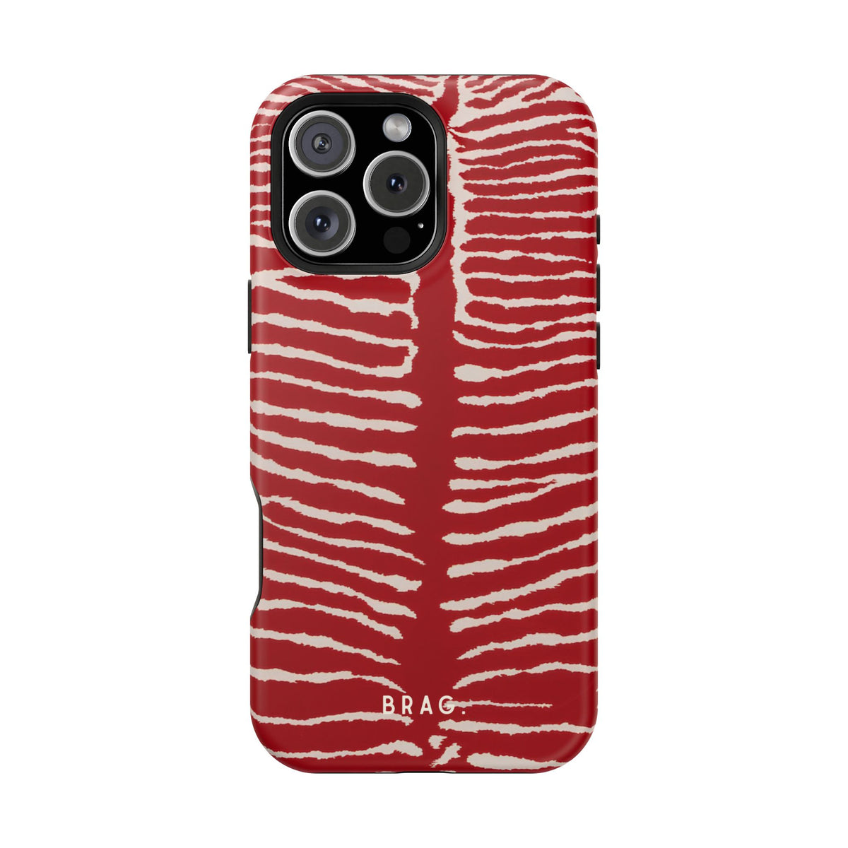 Striped Heat Magnetic Impact-Resistant Phone Case