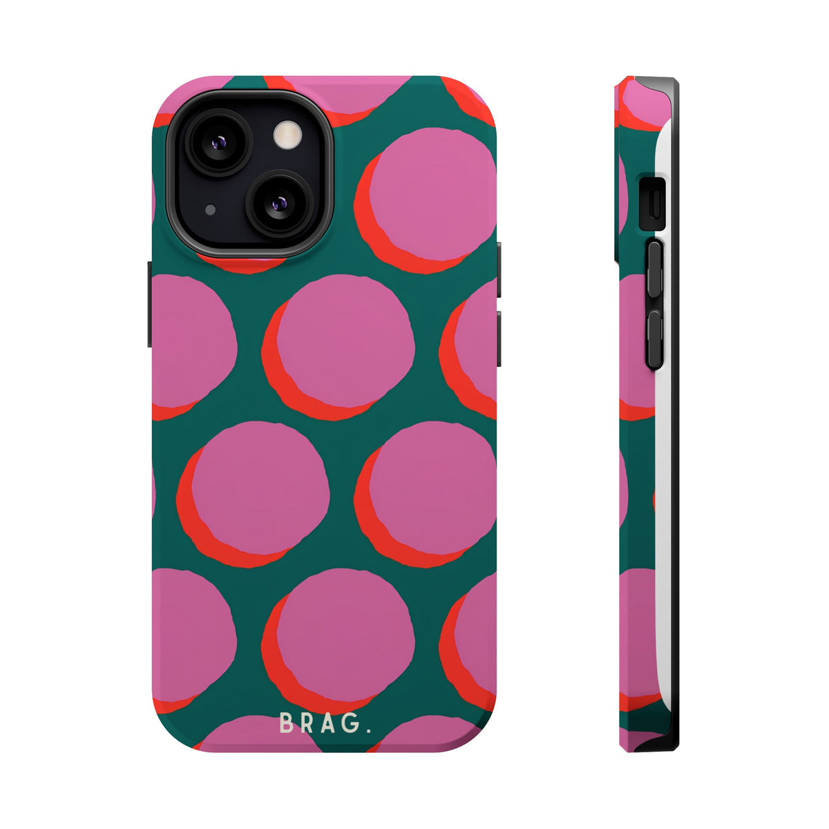 Pink Moon Magnetic Impact-Resistant Phone Case