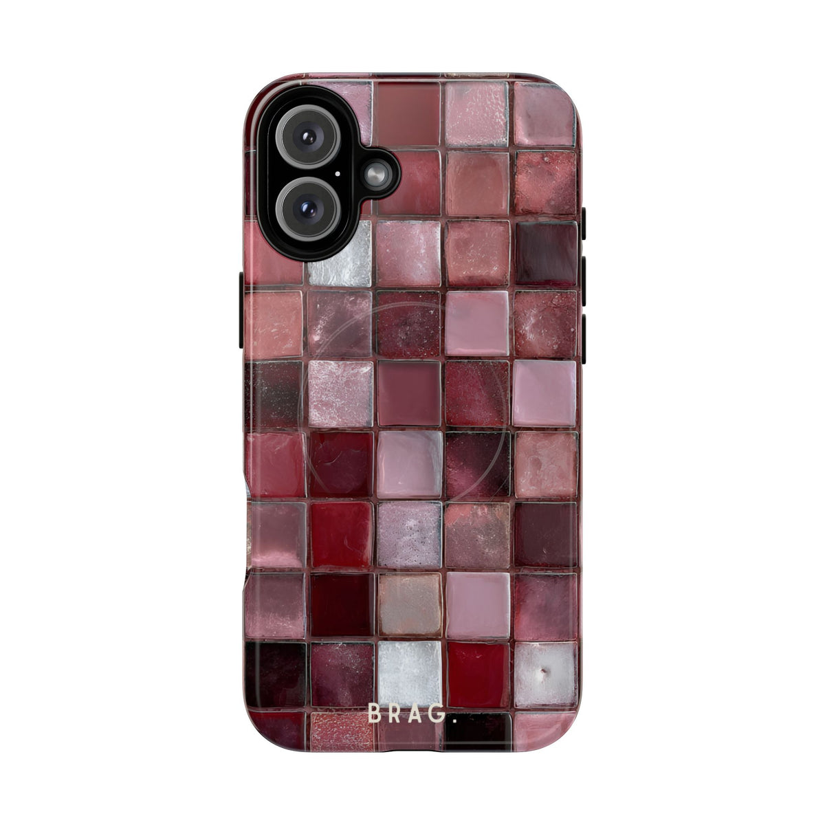 Cherry Tile MagSafe Tough Phone Case — Magnetic Protective Cover