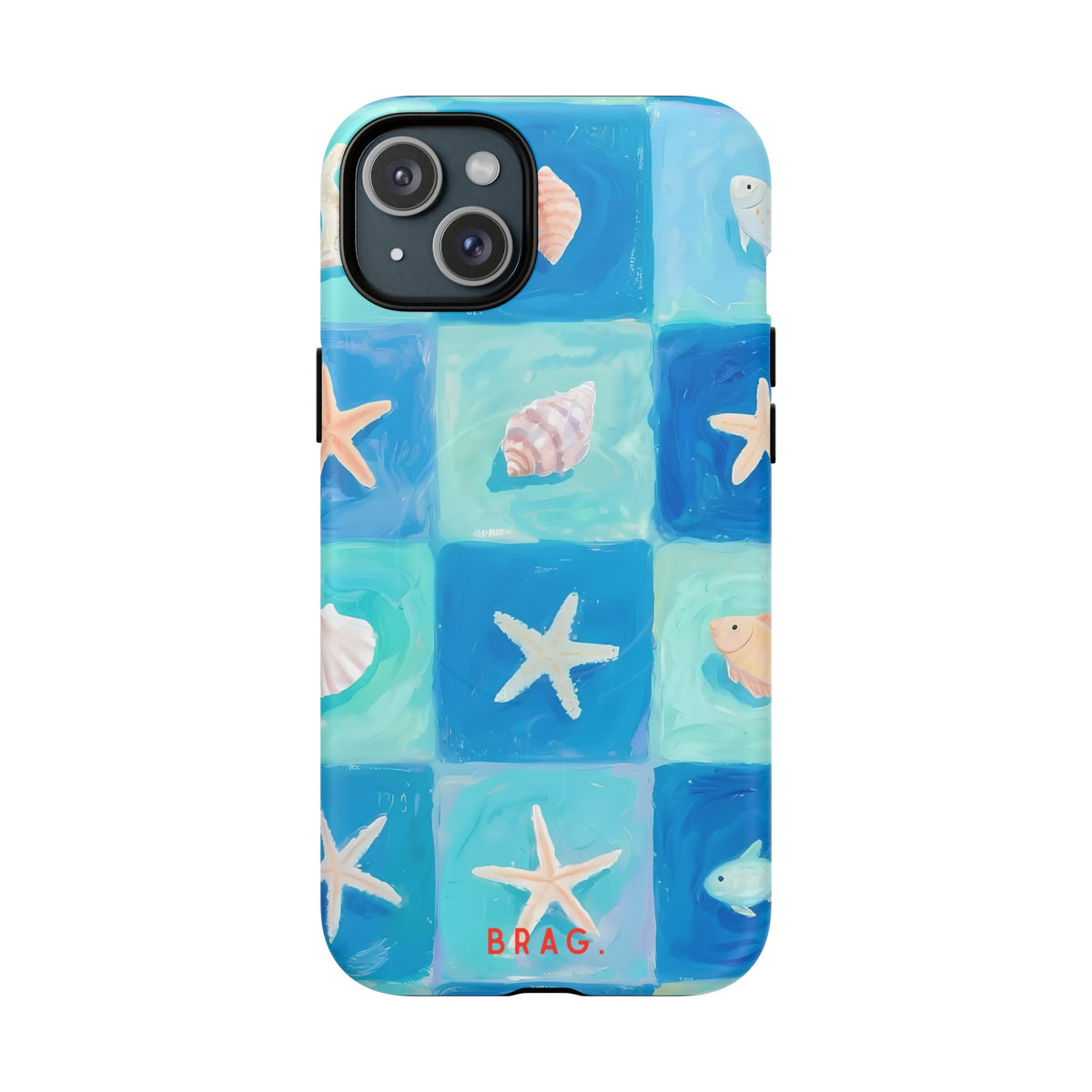 Saltwater Tiles MagSafe Tough Phone Case — Magnetic Protective Cover