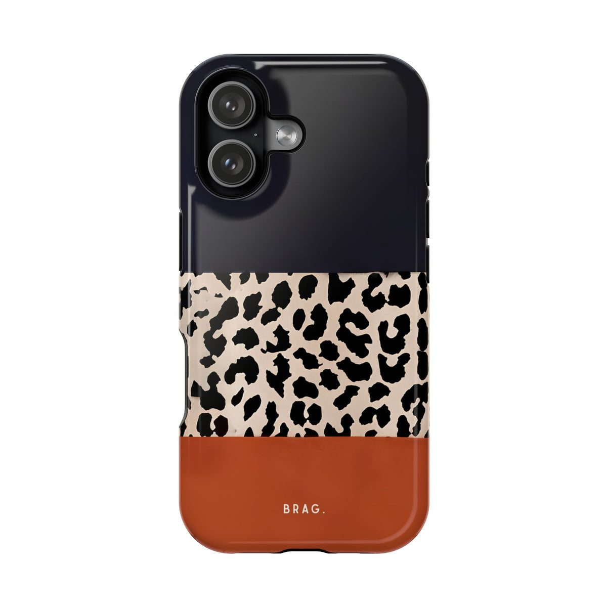 Leopard Block Magnetic Impact-Resistant Phone Case