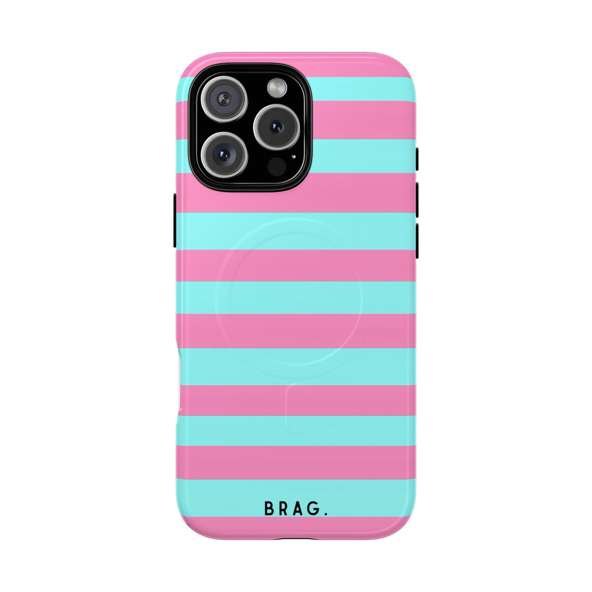 Taffy Stripe MagSafe Tough Phone Case — Magnetic Protective Cover