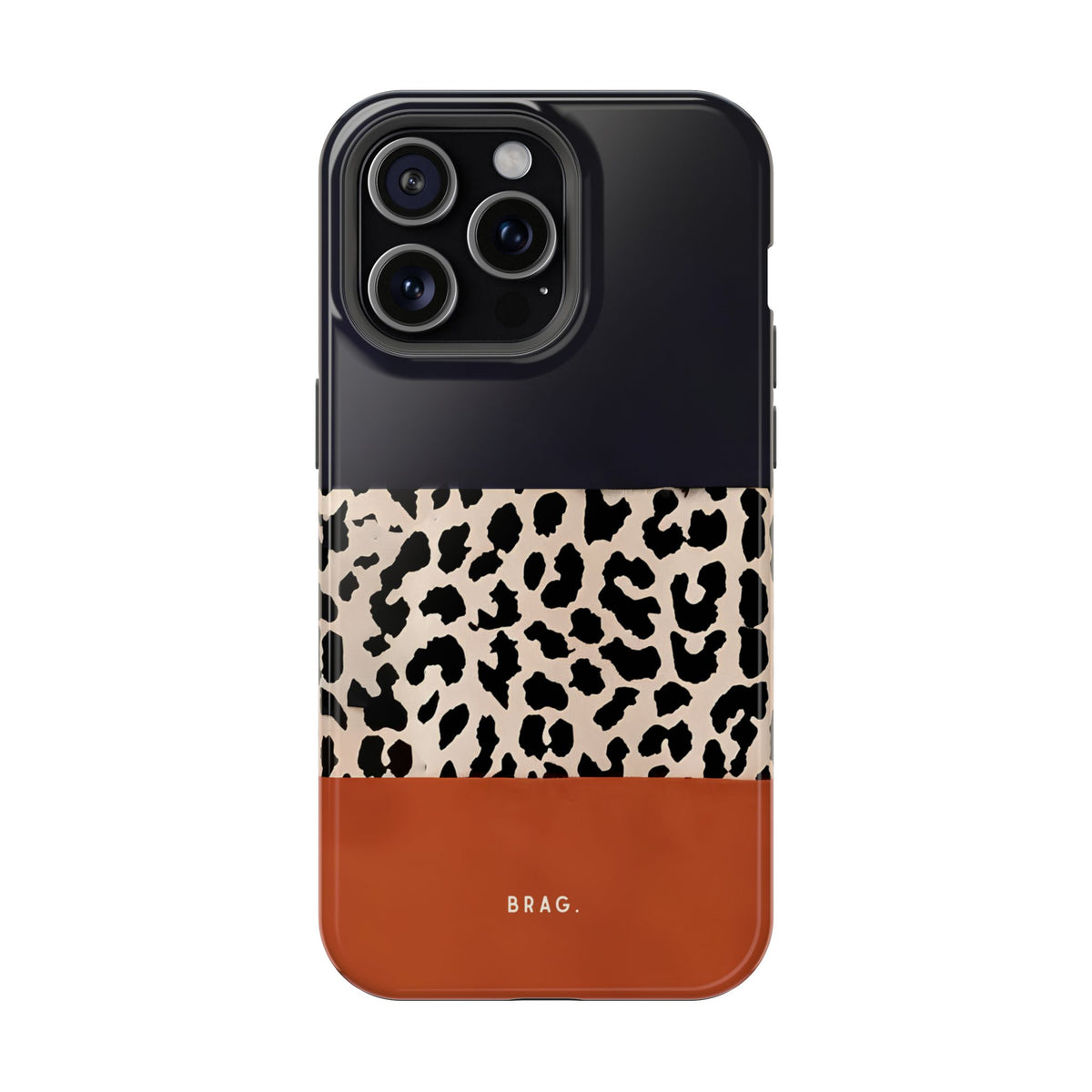 Leopard Block Magnetic Impact-Resistant Phone Case
