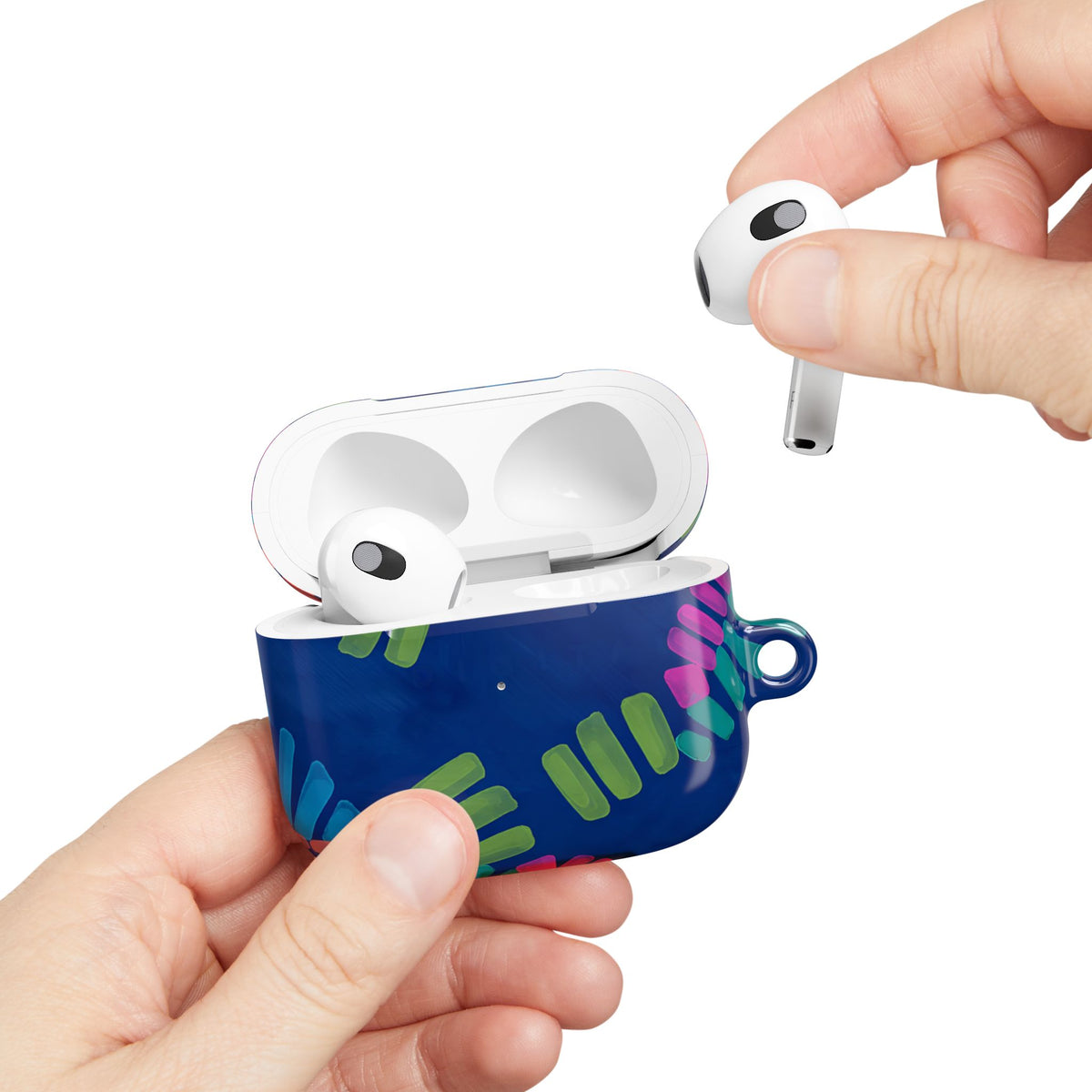 Blue palm AirPod Case – Slim Protective Charging Case