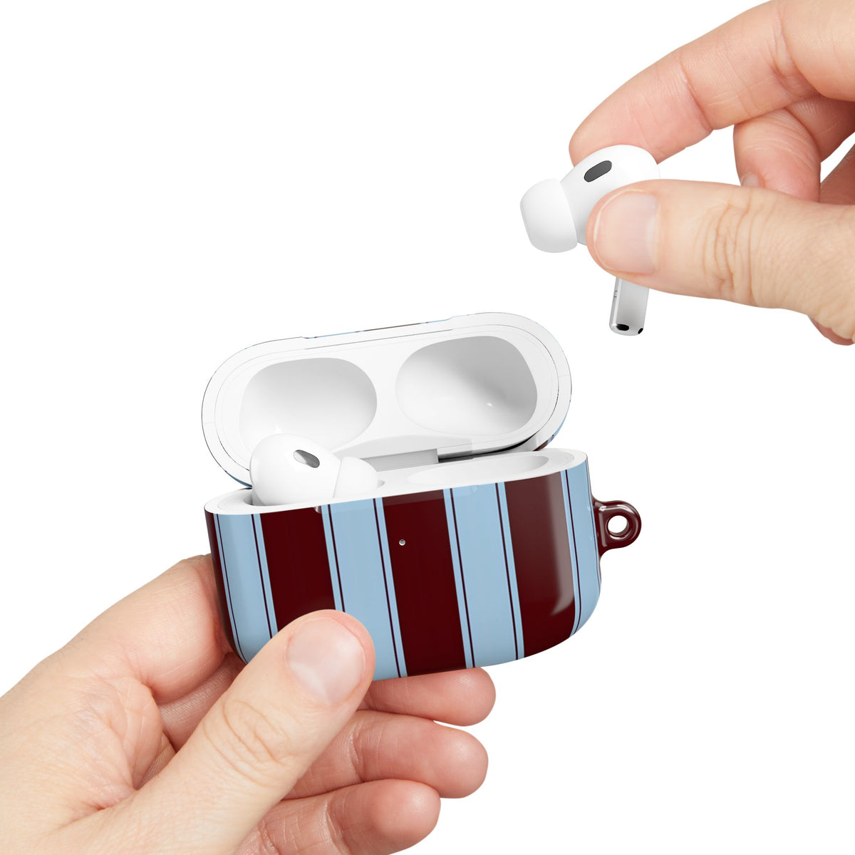 Maroon Sky AirPod Case – Slim Protective Charging Case