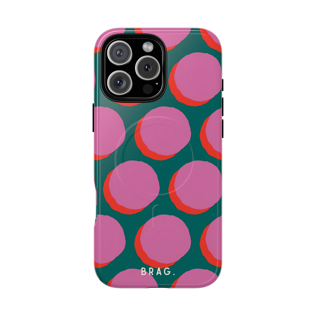Pink Moon MagSafe Tough Phone Case — Magnetic Protective Cover