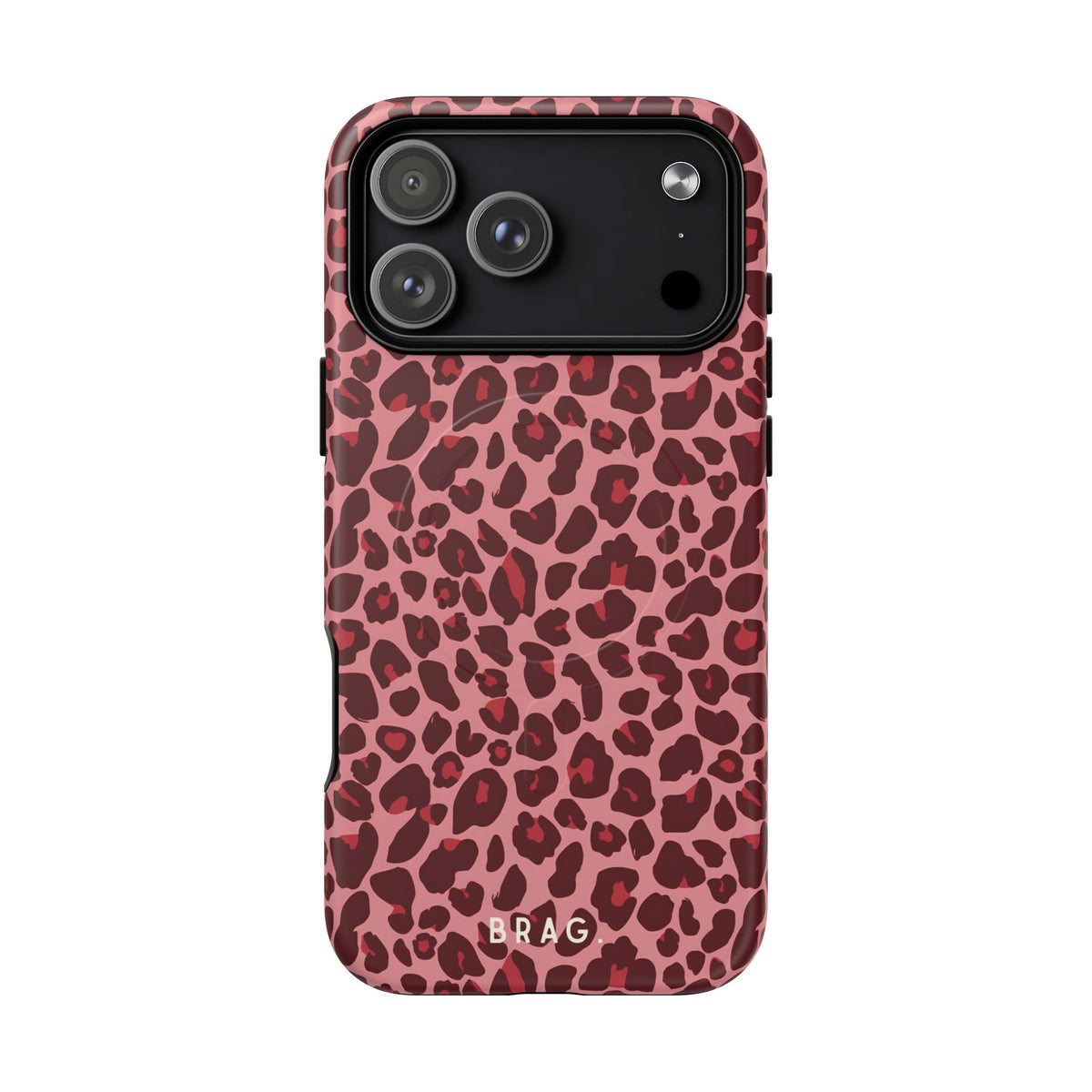 Leopard Love MagSafe Tough Phone Case — Magnetic Protective Cover