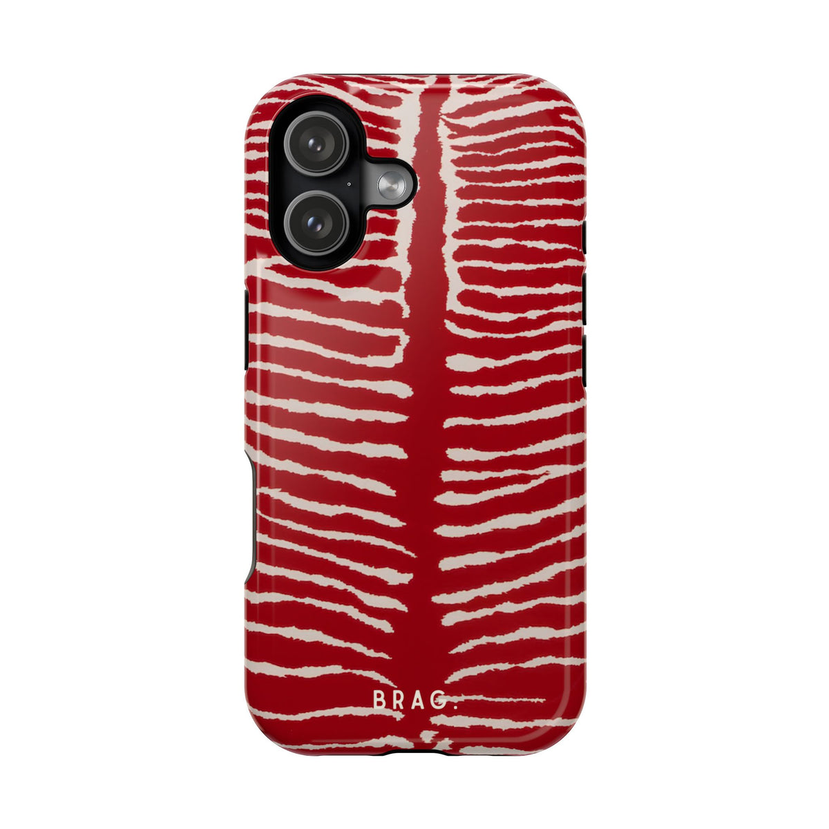 Striped Heat Magnetic Impact-Resistant Phone Case