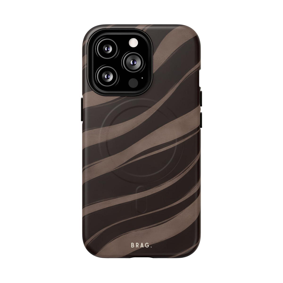 Zebra Wave MagSafe Tough Phone Case — Magnetic Protective Cover