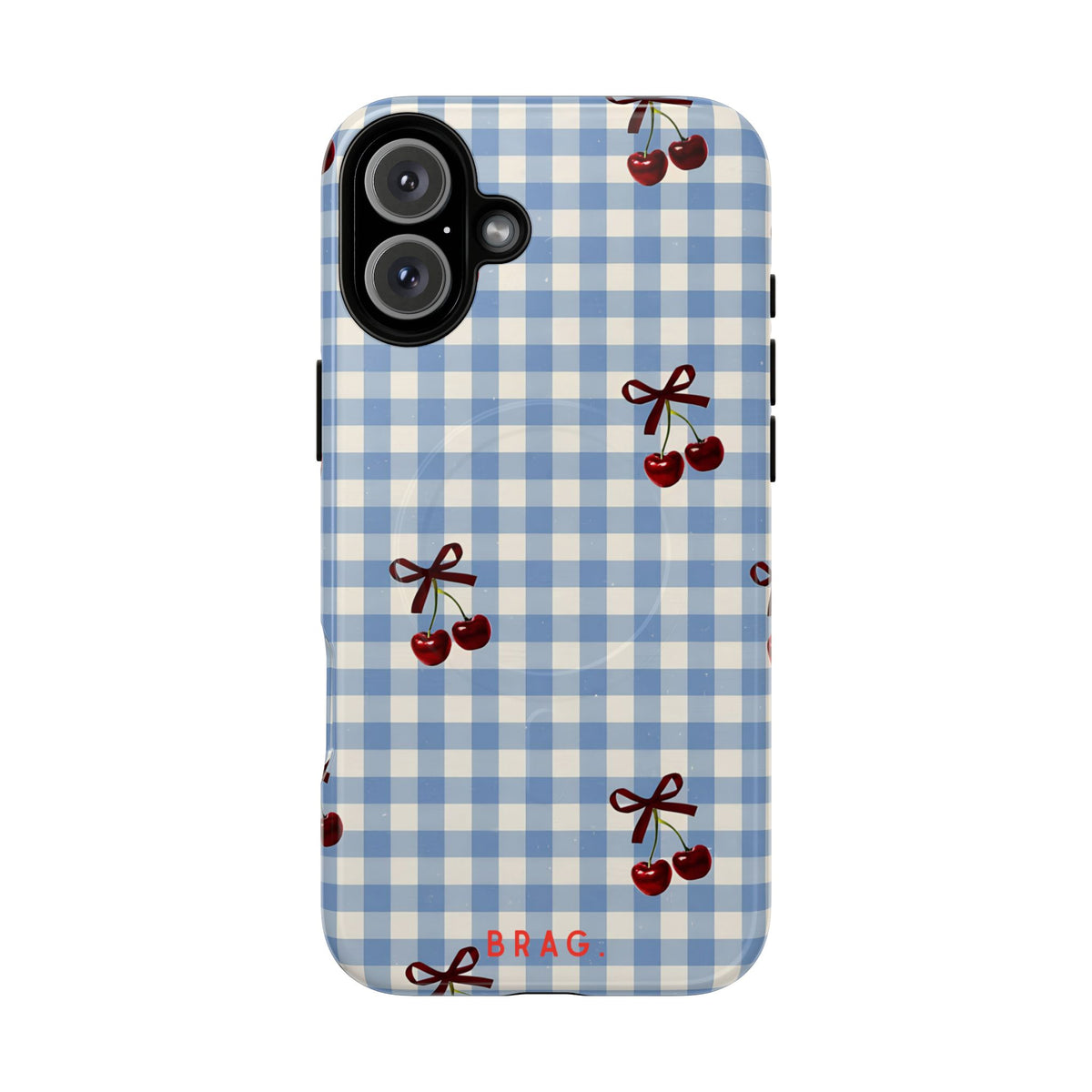 Cherry Picnic MagSafe Tough Phone Case — Magnetic Protective Cover
