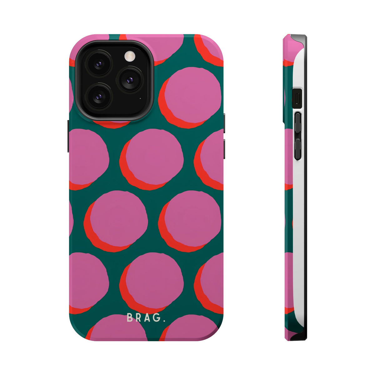 Pink Moon Magnetic Impact-Resistant Phone Case