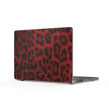 Blood Moon Matte MacBook Case — Slim Protective Laptop Cover