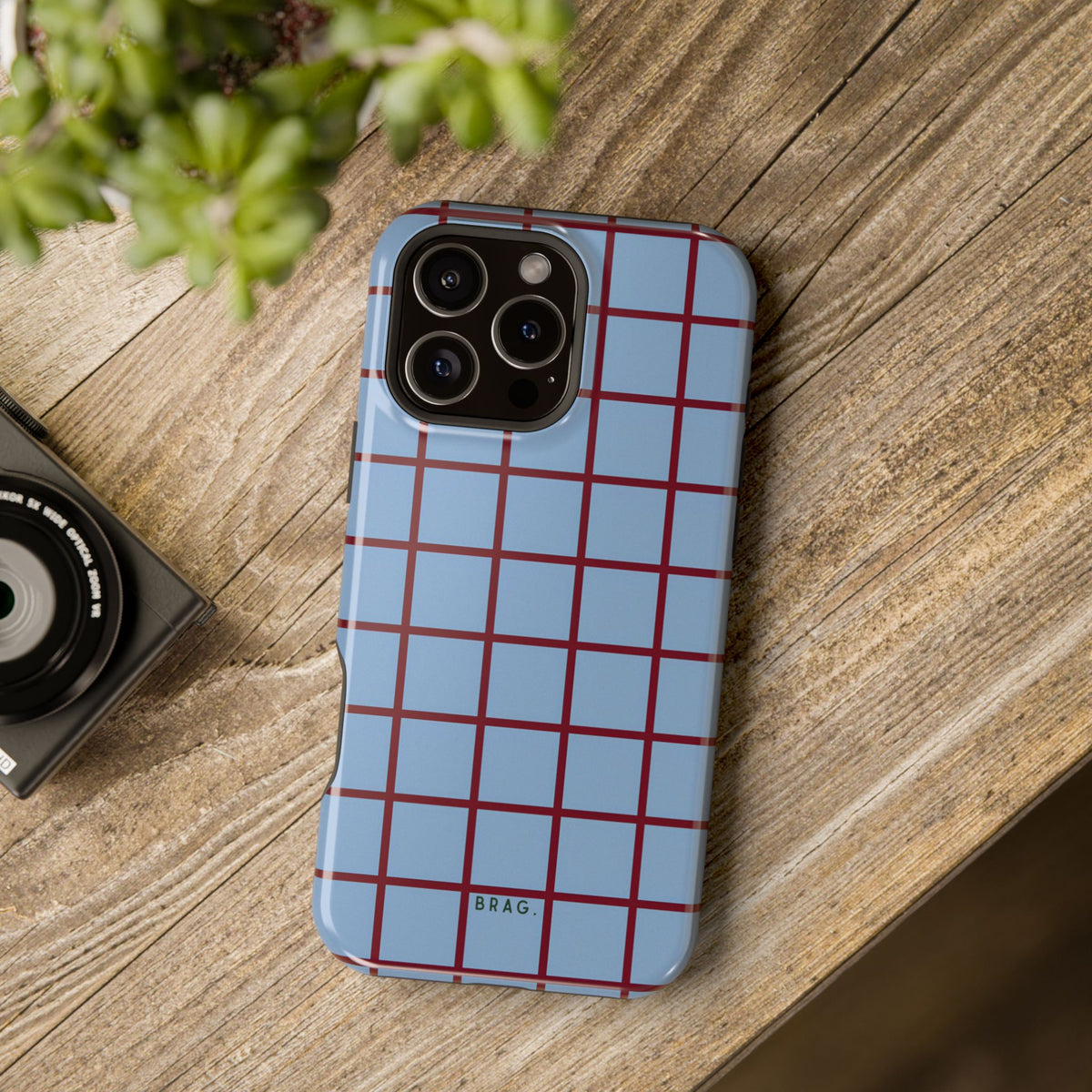 Checkerboard Romance Magnetic Impact-Resistant Phone Case