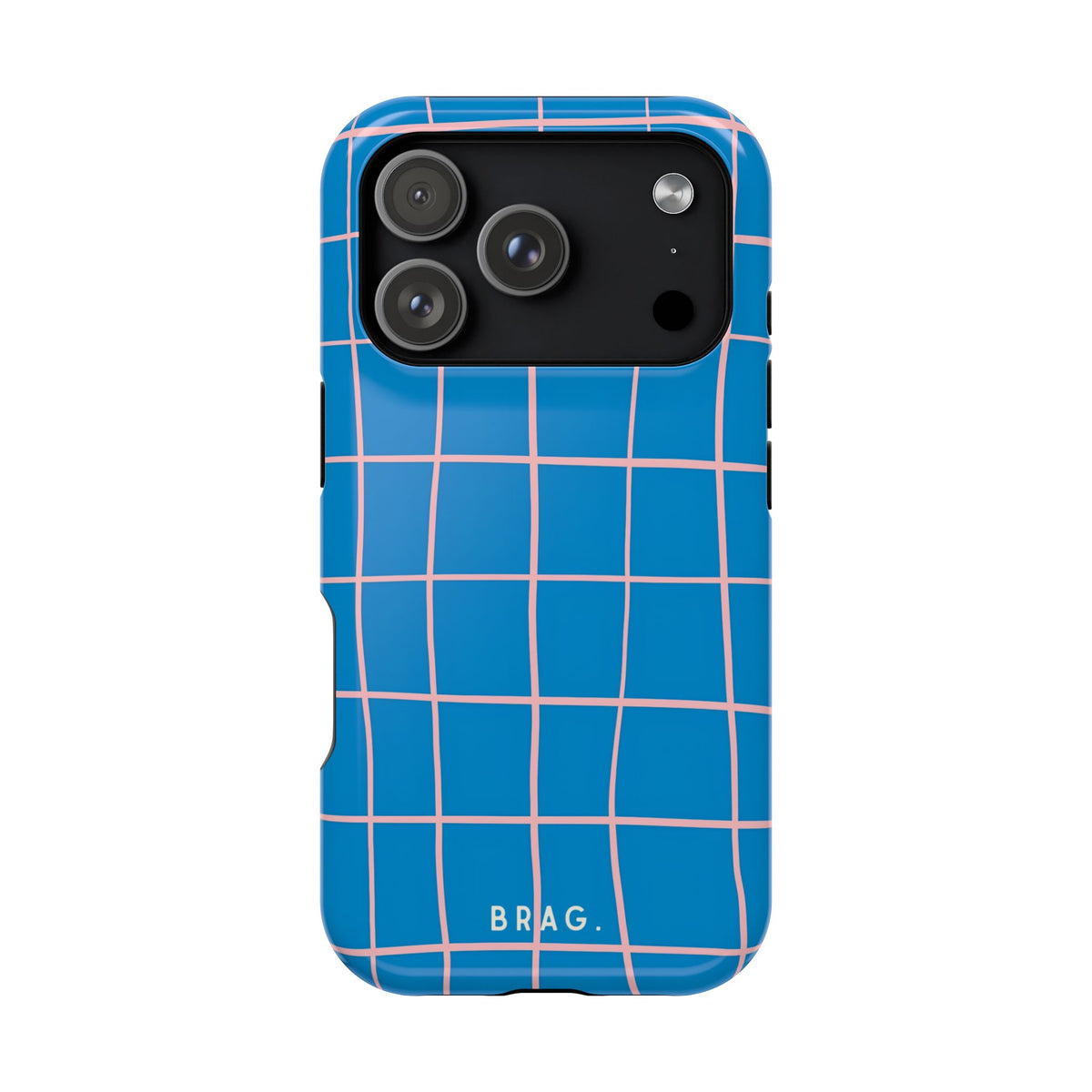 Coastal Grid Magnetic Impact-Resistant Phone Case