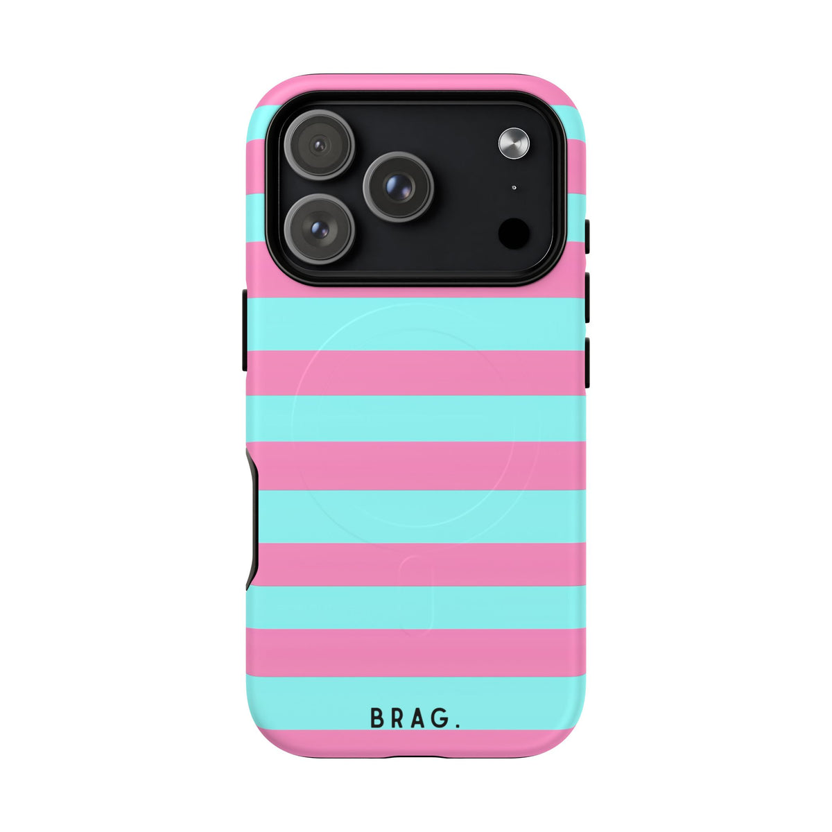 Taffy Stripe MagSafe Tough Phone Case — Magnetic Protective Cover