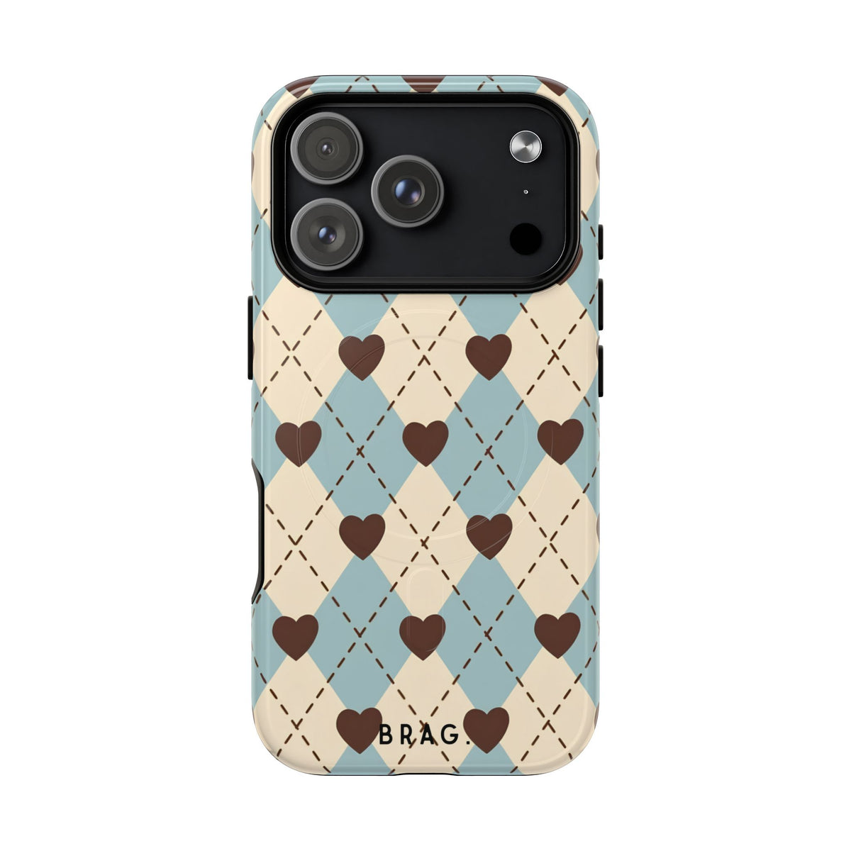 Sweetheart Plaid MagSafe Tough Phone Case — Magnetic Protective Cover