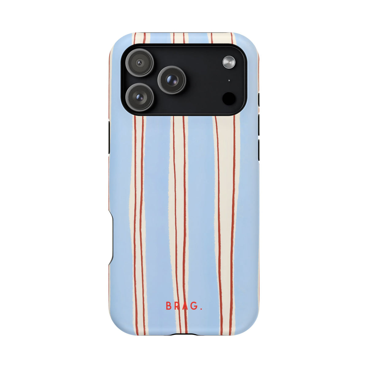 Blue Linen Magnetic Impact-Resistant Phone Case