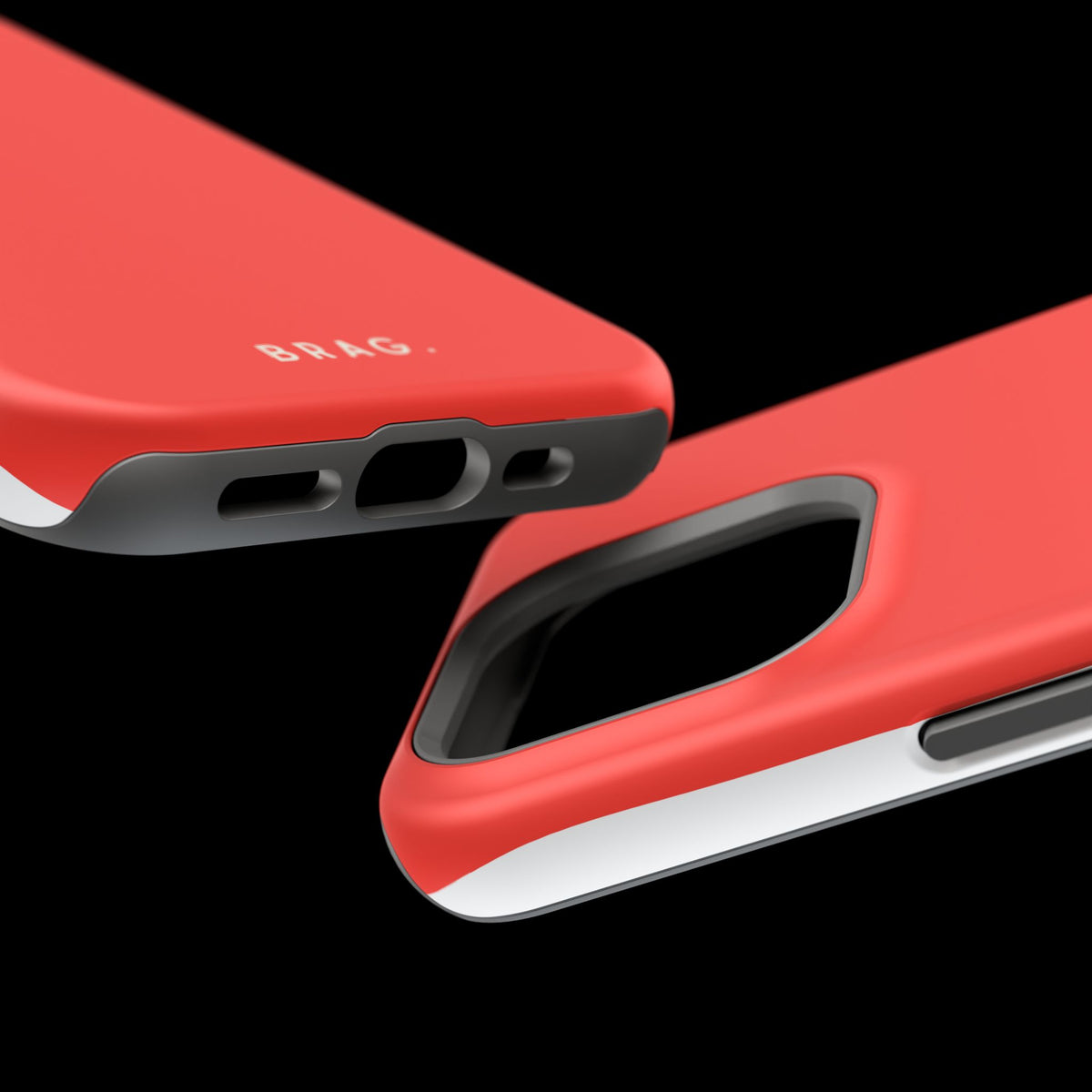 Brag Red Magnetic Impact-Resistant Phone Case