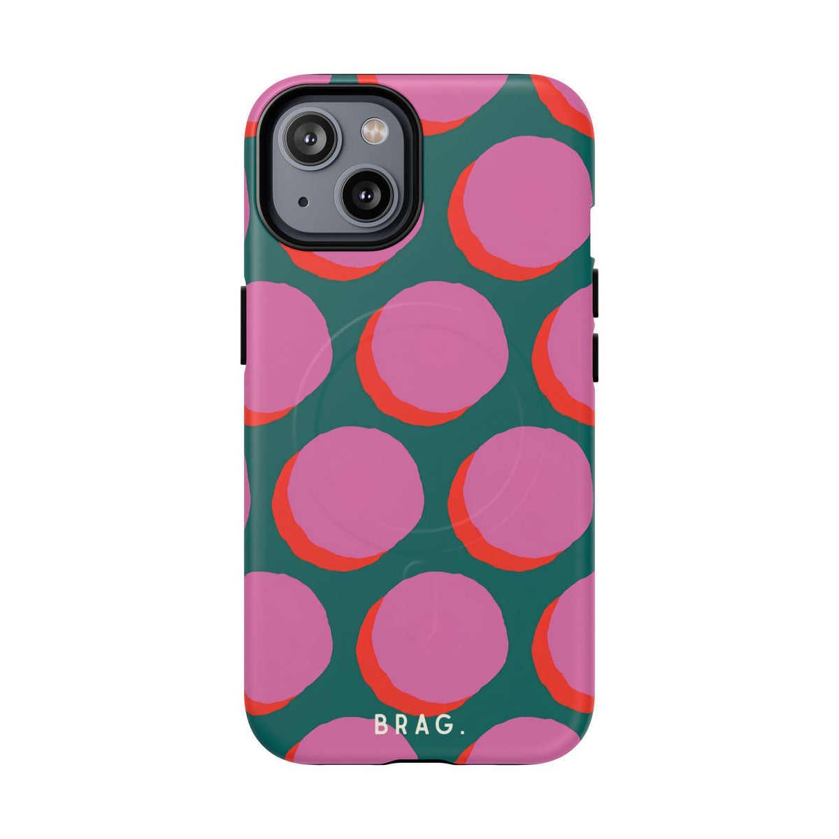 Pink Moon MagSafe Tough Phone Case — Magnetic Protective Cover