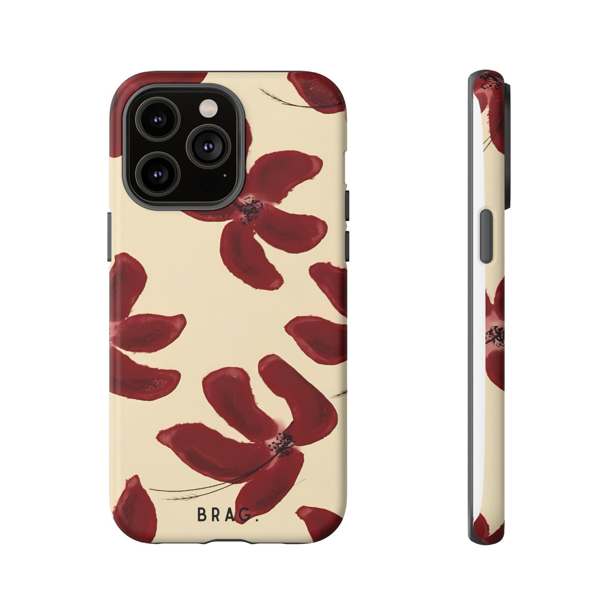 Cherry Bloom Tough Phone Case – Shockproof Protective iPhone Cover