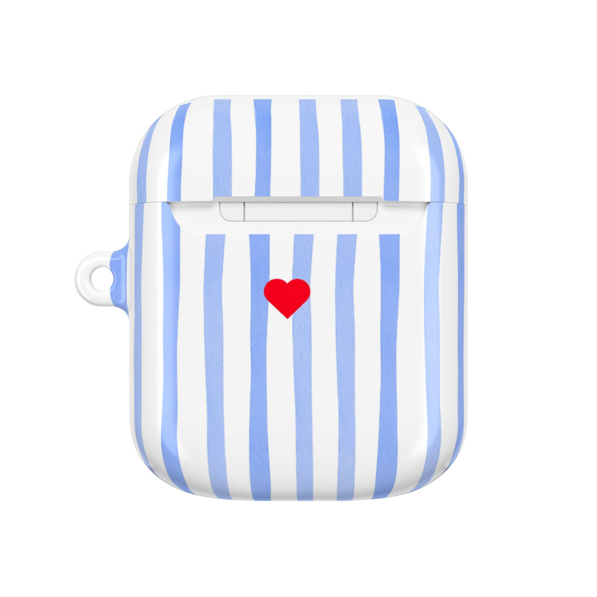 Blue Heart AirPod Case – Slim Protective Charging Case