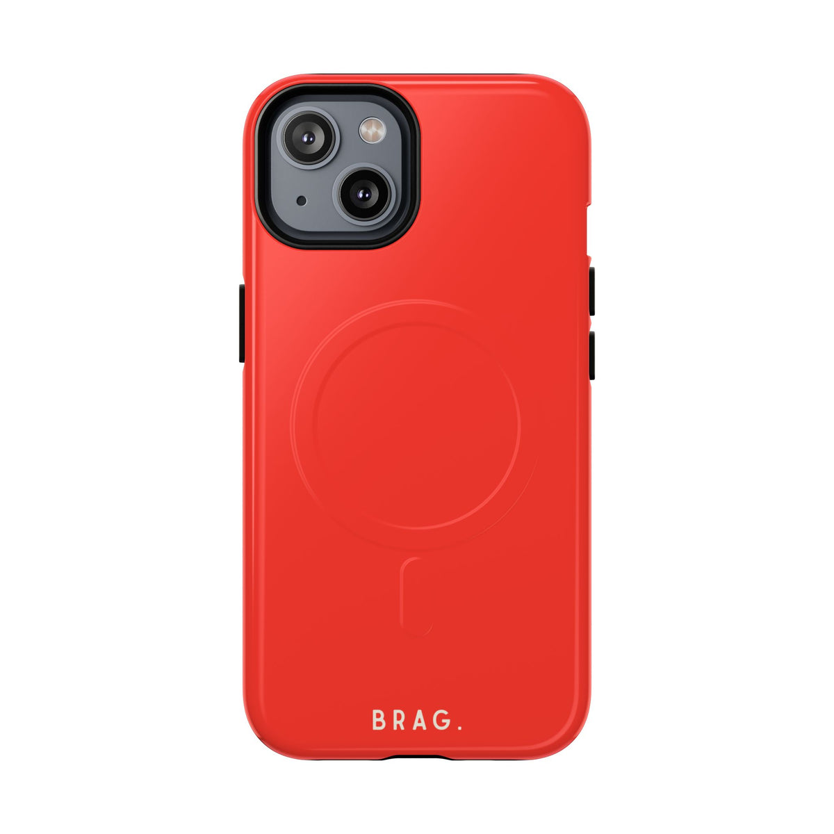 Brag Red MagSafe Tough Phone Case — Magnetic Protective Cover