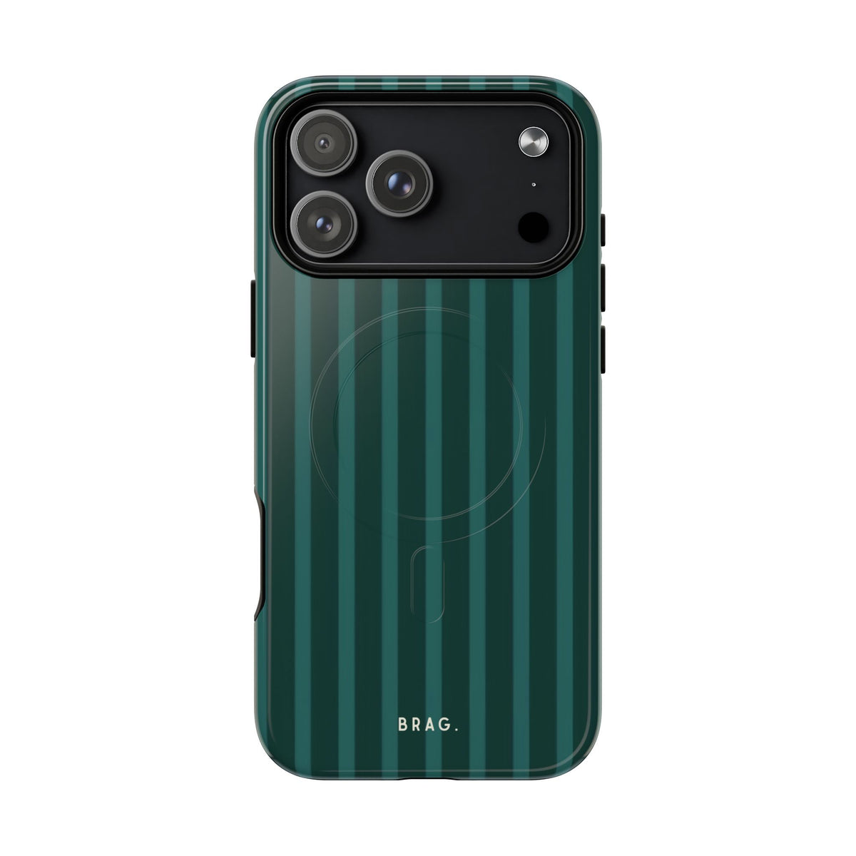 Forest Stripe MagSafe Tough Phone Case — Magnetic Protective Cover