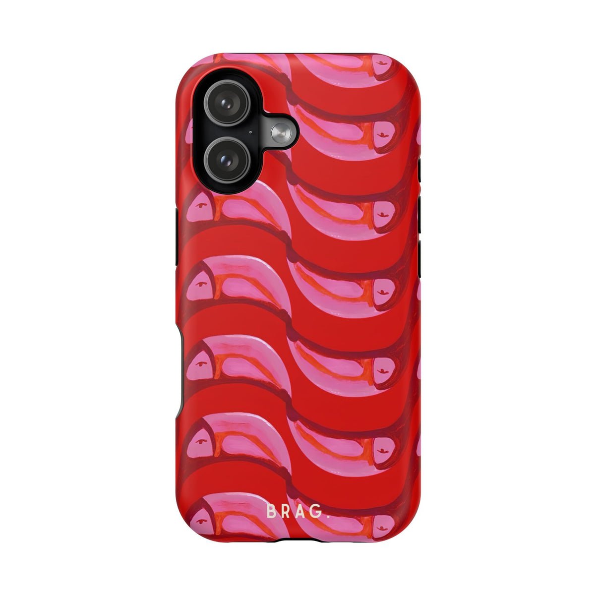 Pink Current Magnetic Impact-Resistant Phone Case