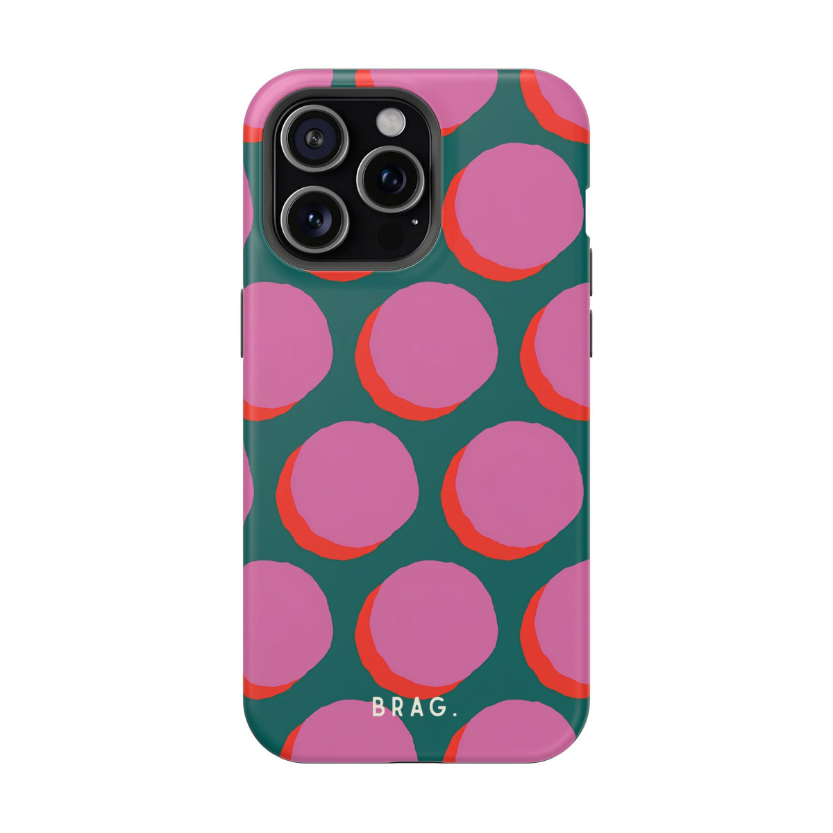 Pink Moon Magnetic Impact-Resistant Phone Case