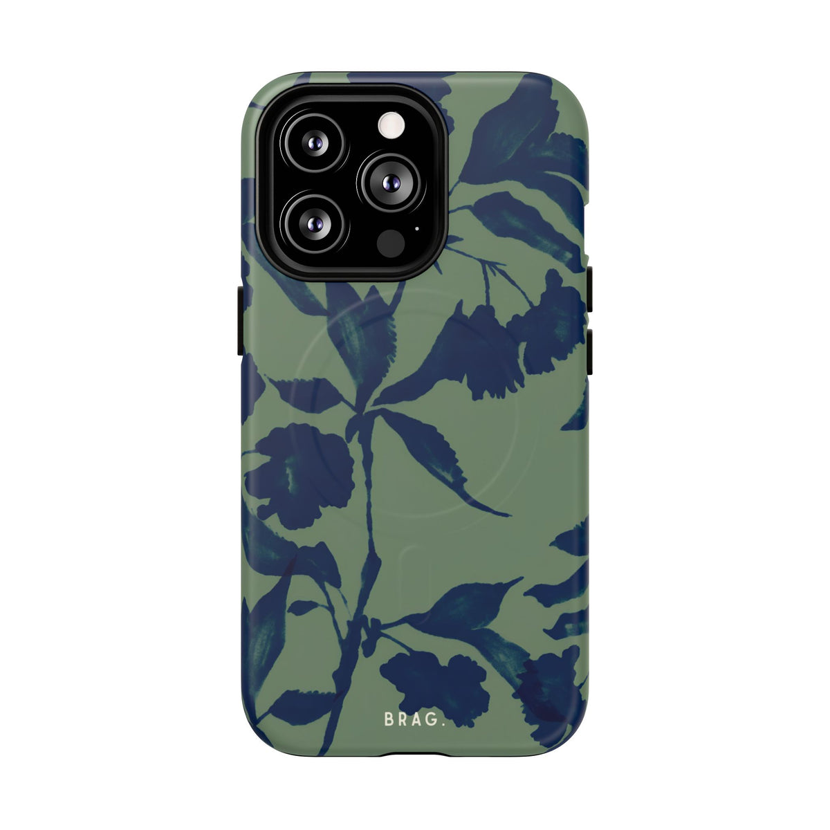 Sage Bloom MagSafe Tough Phone Case — Magnetic Protective Cover