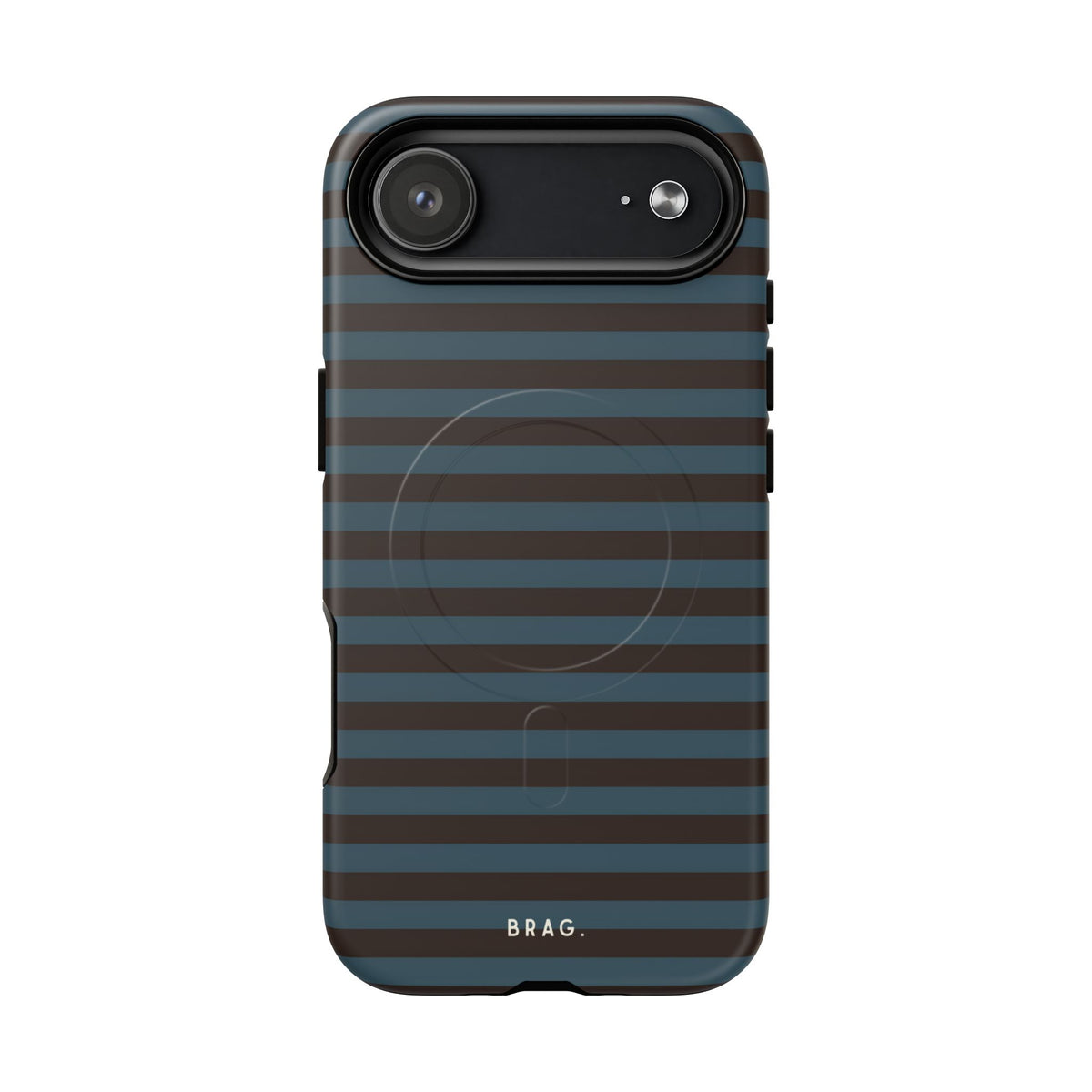Seaside Stripe MagSafe Tough Phone Case — Magnetic Protective Cover