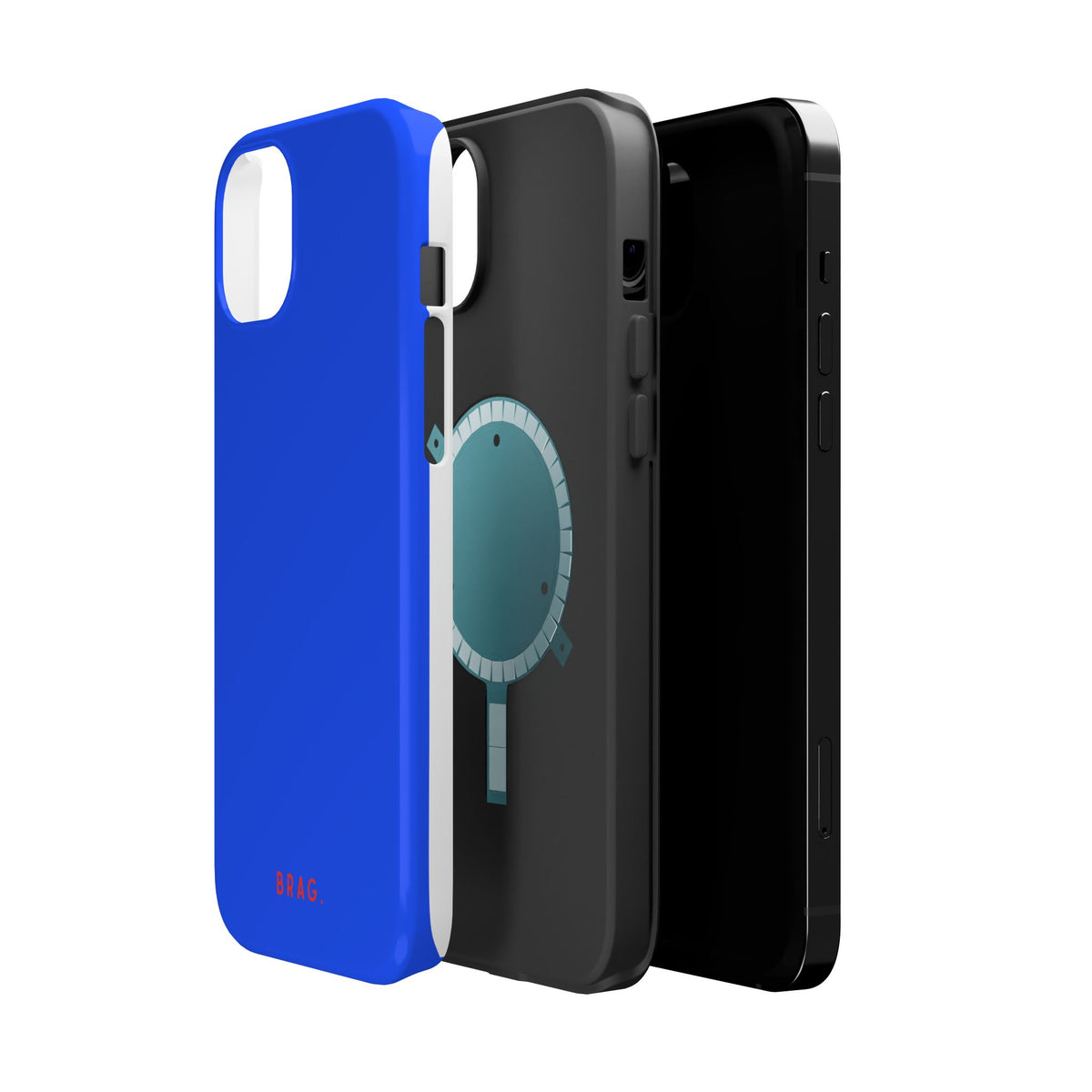 Brag Blue Magnetic Impact-Resistant Phone Case
