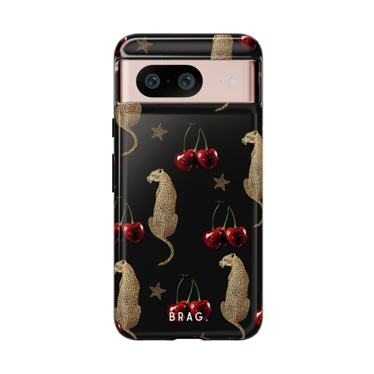 Wild Cherry Tough Phone Case – Shockproof Protective iPhone Cover