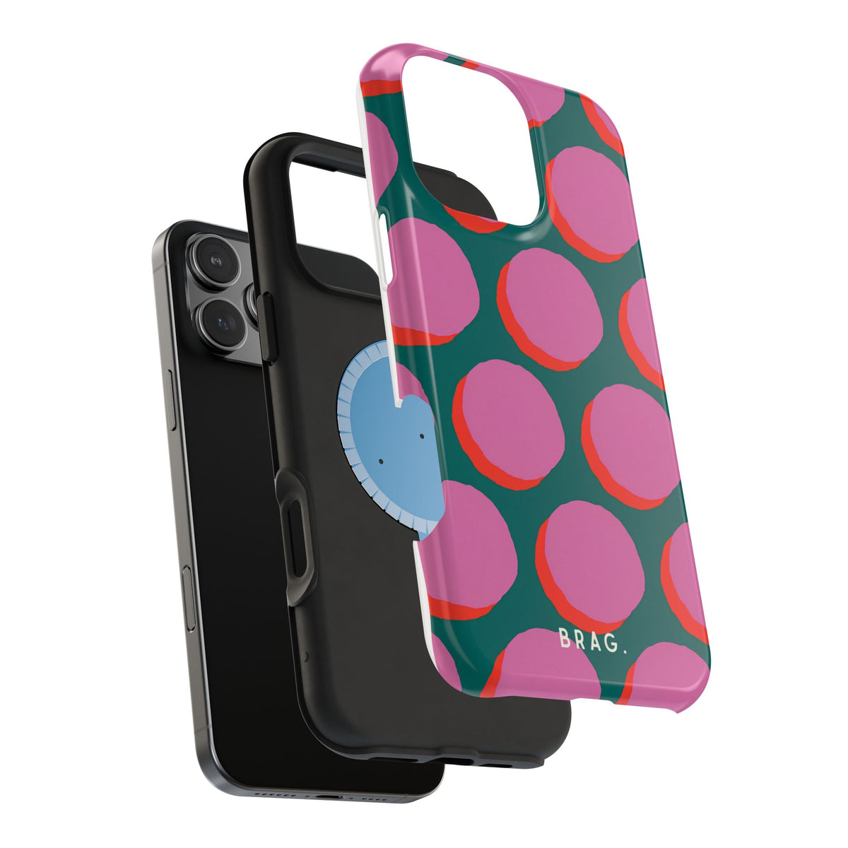 Pink Moon Magnetic Impact-Resistant Phone Case