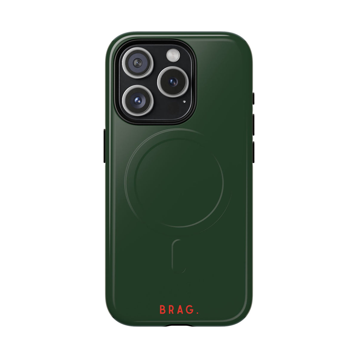 Brag Green MagSafe Tough Phone Case — Magnetic Protective Cover