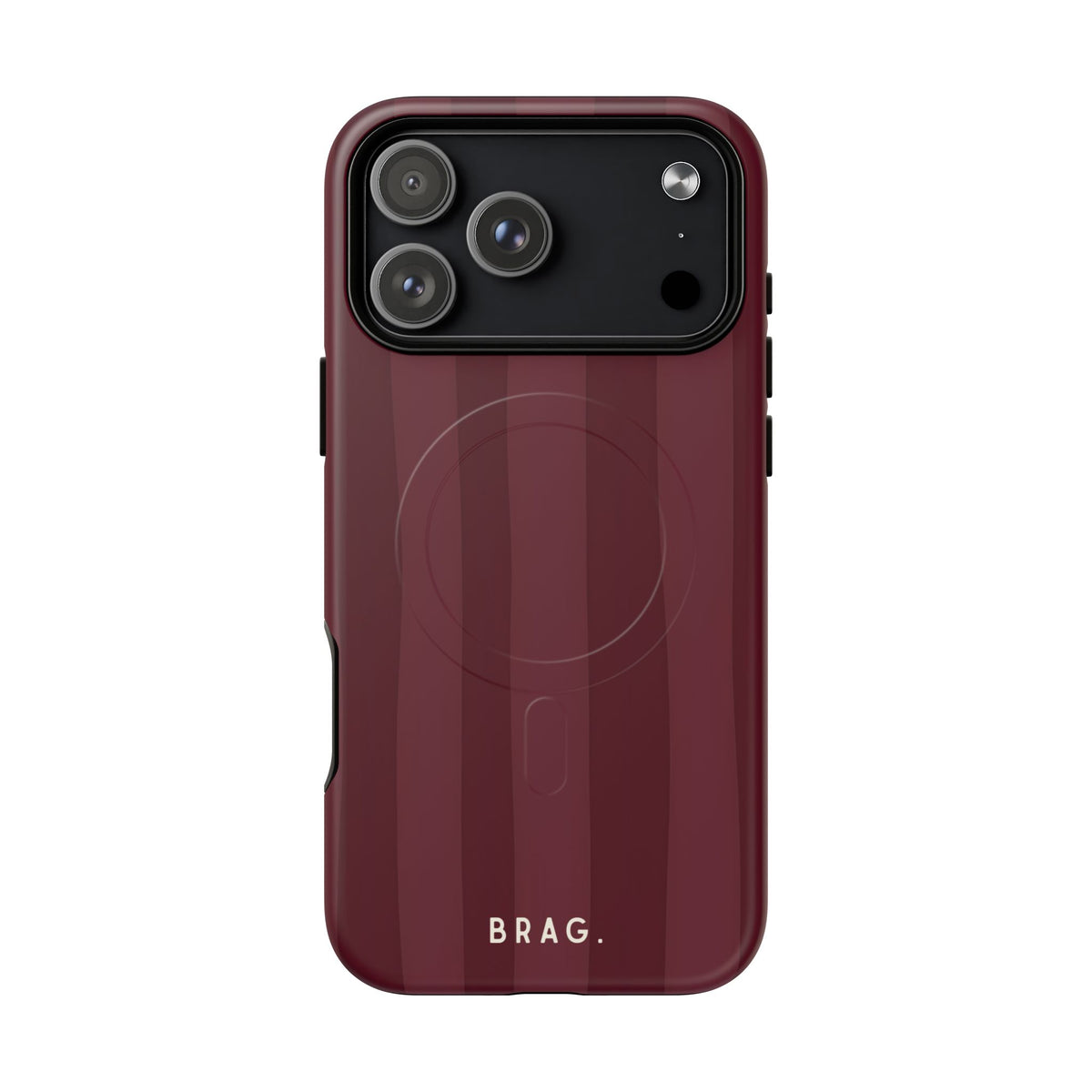 Dark Cherry MagSafe Tough Phone Case — Magnetic Protective Cover