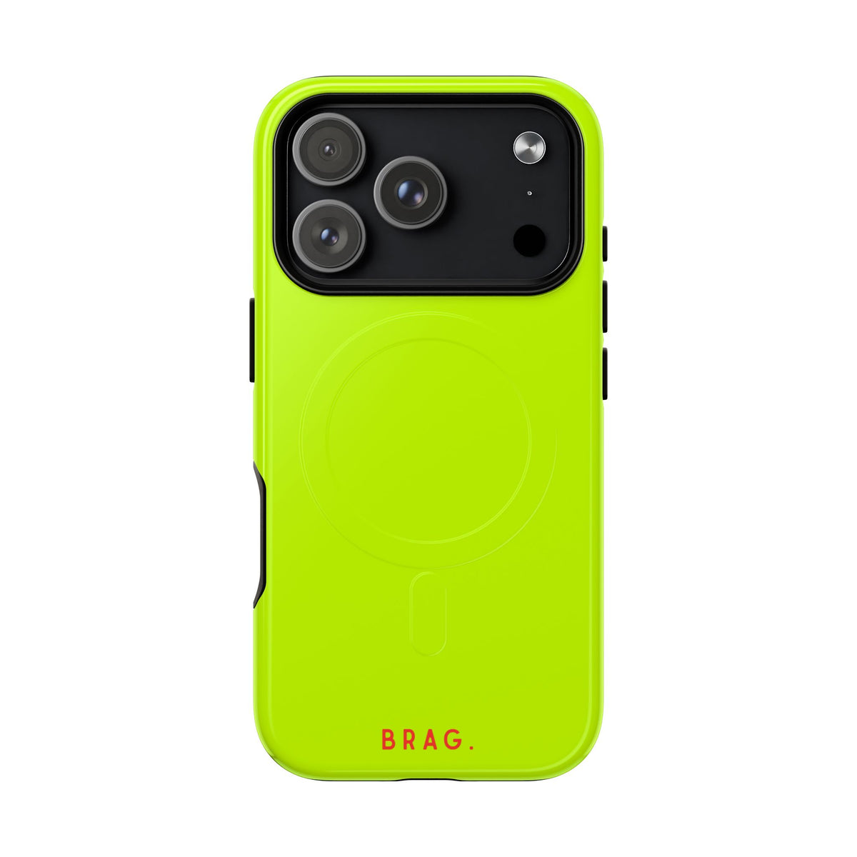 Brag Neon MagSafe Tough Phone Case — Magnetic Protective Cover