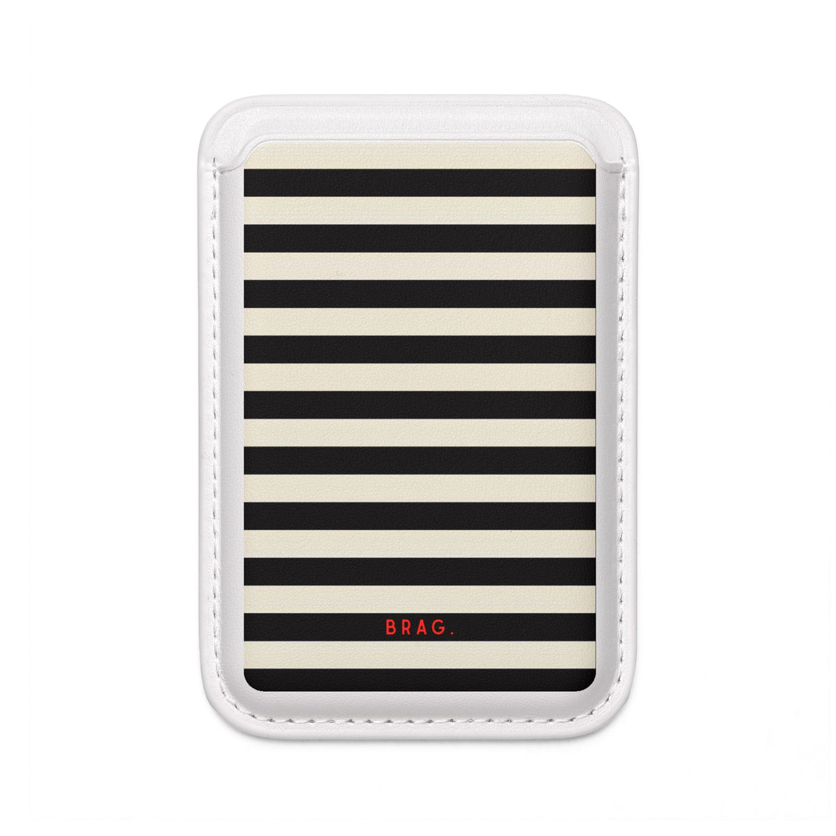 High Black MagSafe Vegan Wallet — Slim Phone Card Holder