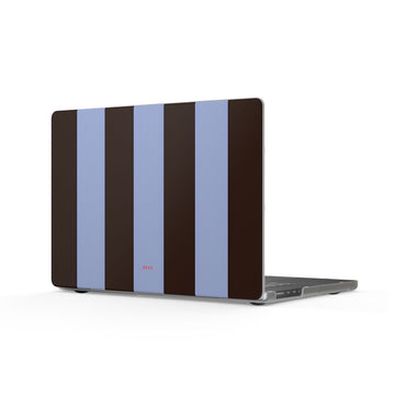 Grayscale Gradient Matte MacBook Case — Slim Protective Laptop Cover