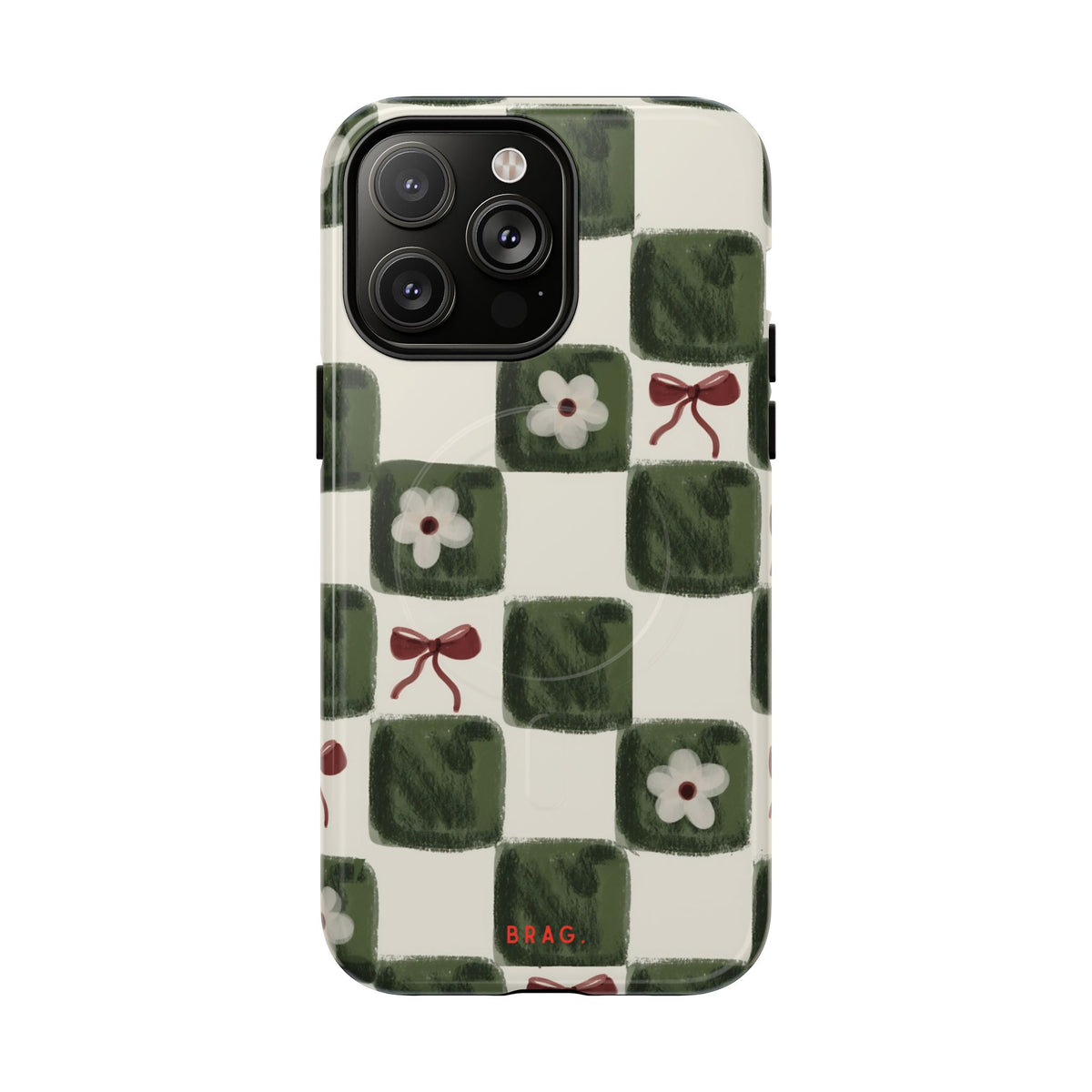 Garden Mosaic MagSafe Tough Phone Case — Magnetic Protective Cover