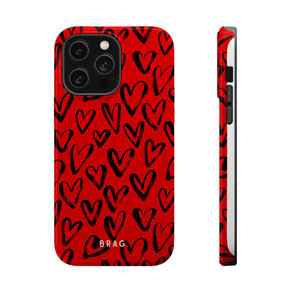 Fire heart Magnetic Impact-Resistant Phone Case