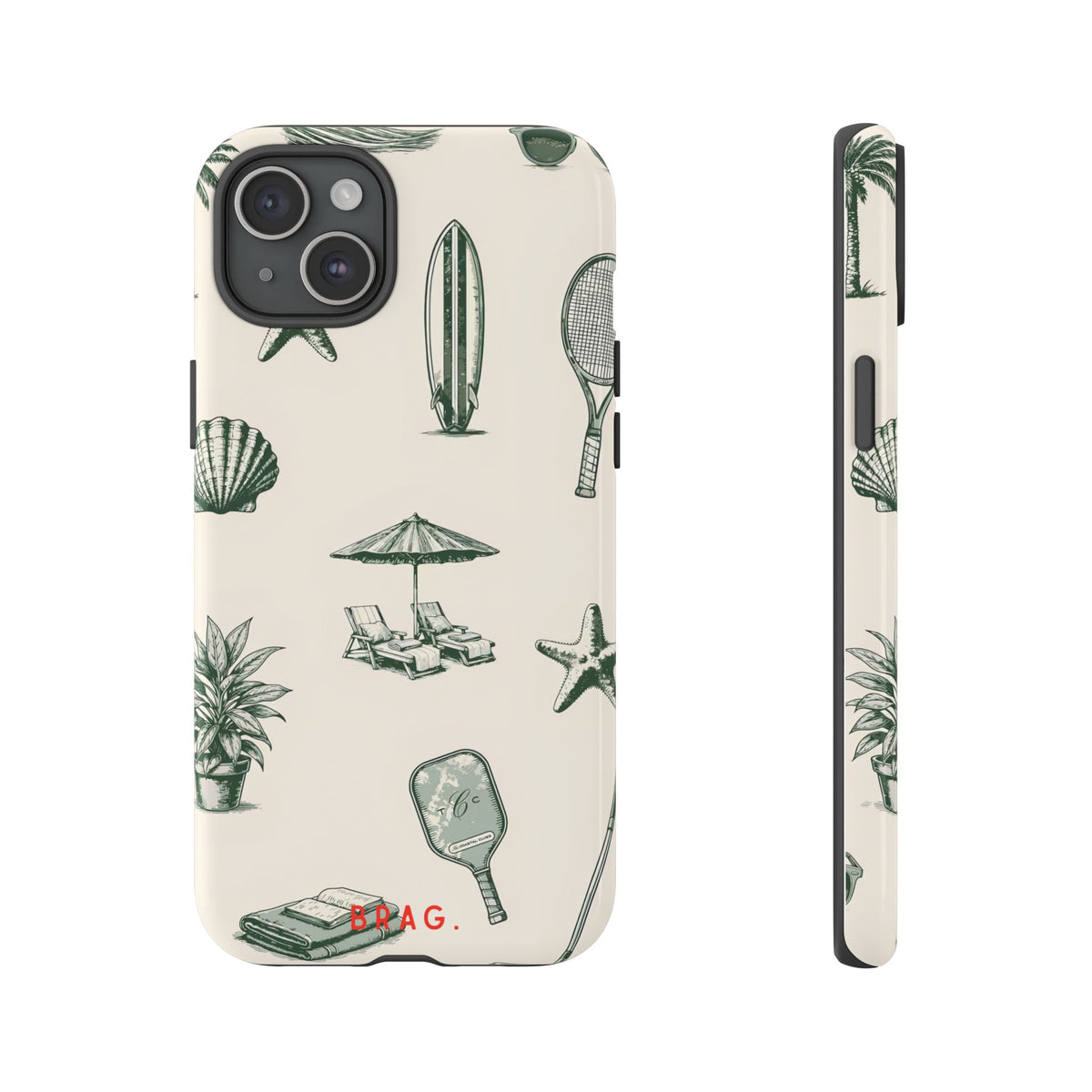 Beach Club Tough Phone Case – Shockproof Protective iPhone Cover