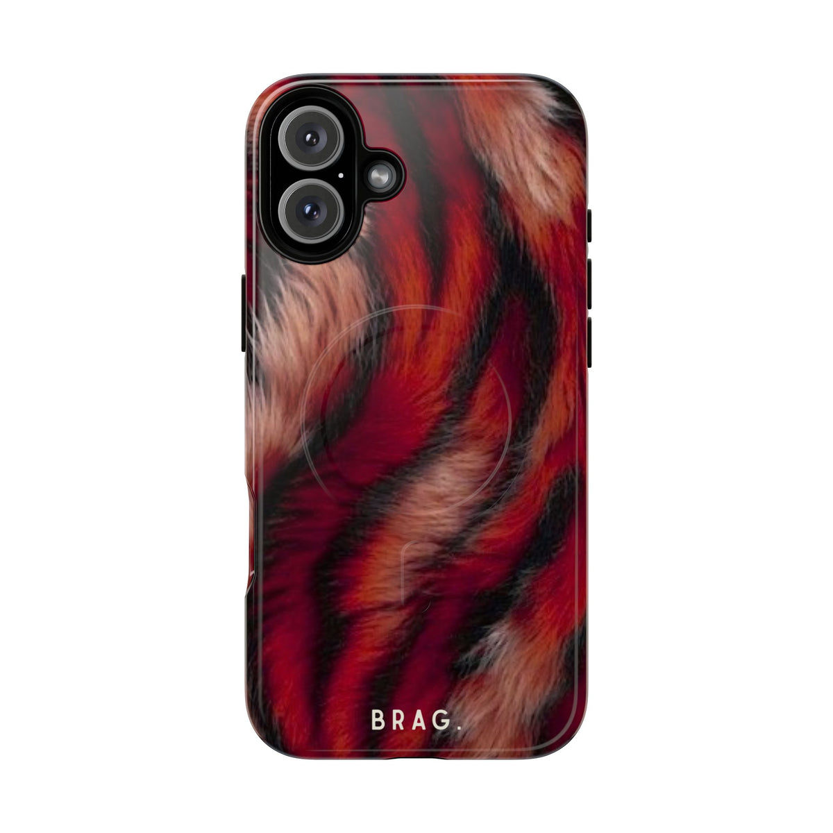Red Rush MagSafe Tough Phone Case — Magnetic Protective Cover