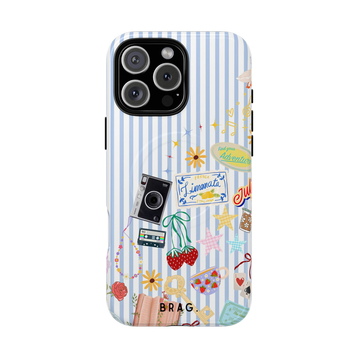 Travel Girl MagSafe Tough Phone Case — Magnetic Protective Cover