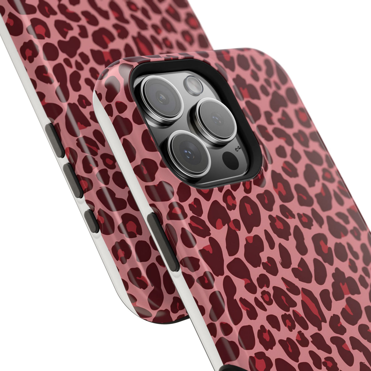 Leopard Love Magnetic Impact-Resistant Phone Case