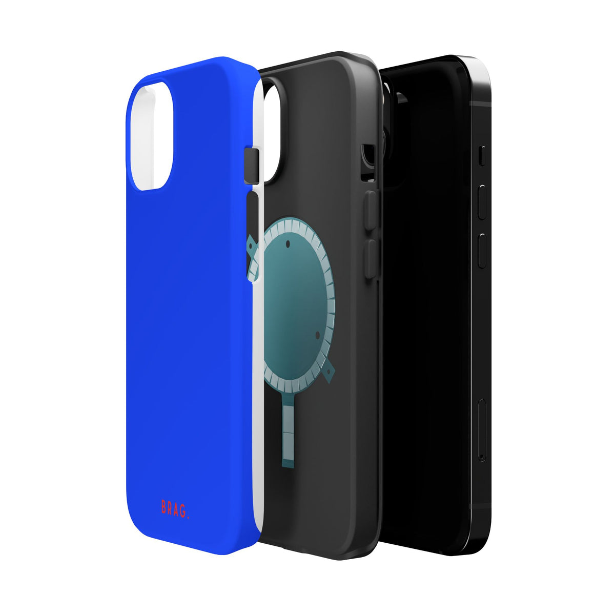 Brag Blue Magnetic Impact-Resistant Phone Case