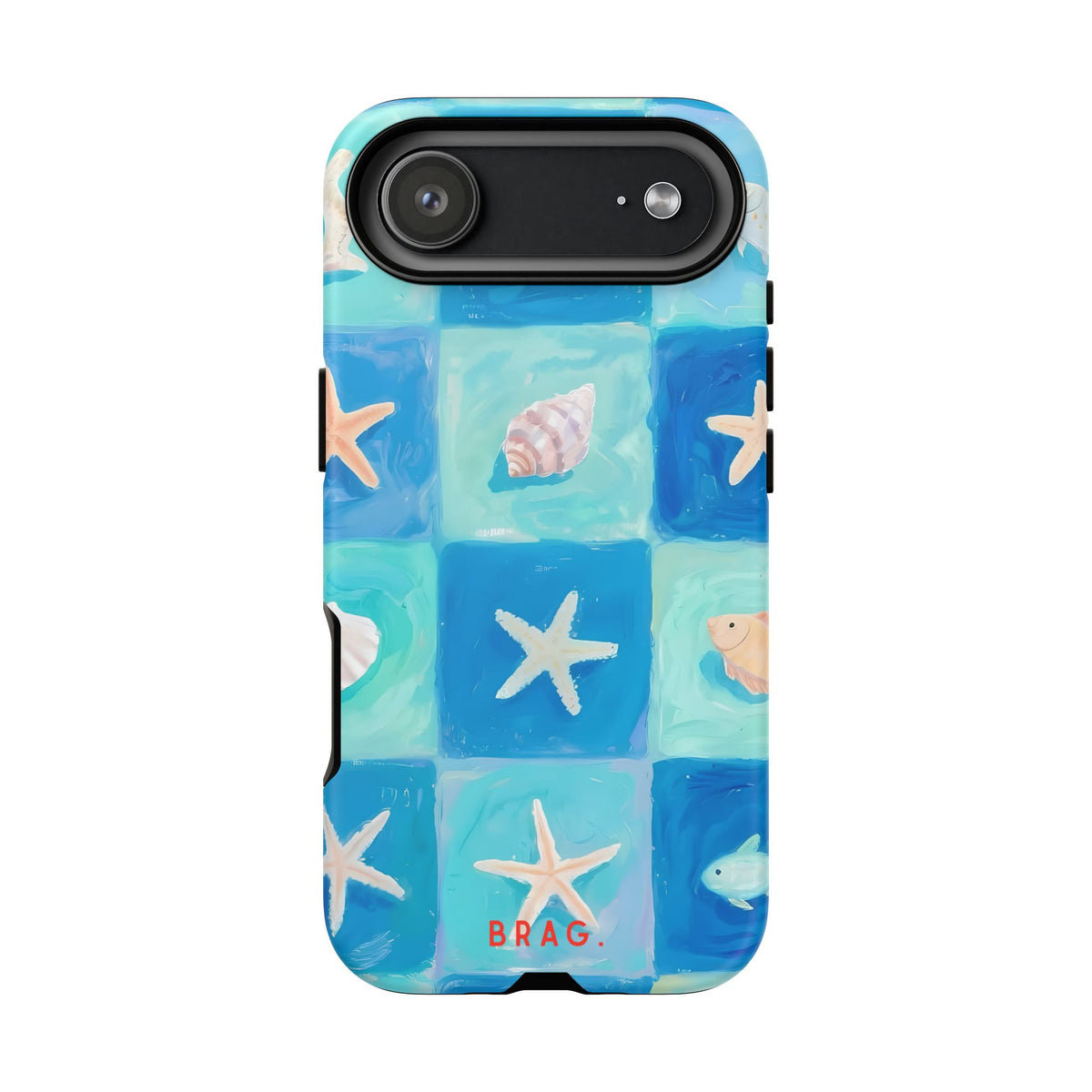 Saltwater Tiles Tough Phone Case – Shockproof Protective iPhone Cover